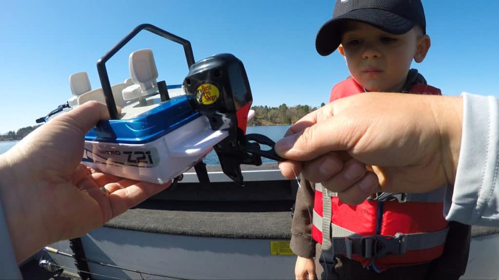 cabela's rc fishing boat