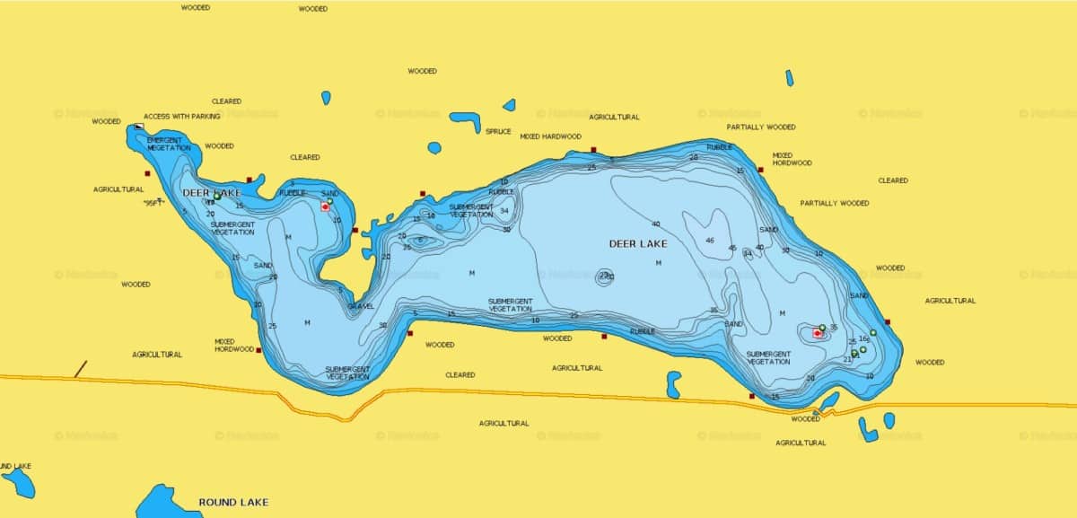 Navionics Lake Map