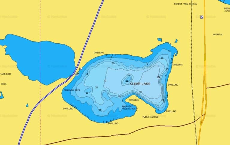 Navionics Lake Map