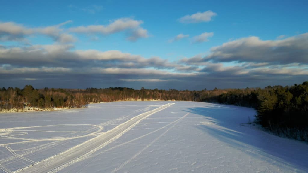 Pickerel lake looking east