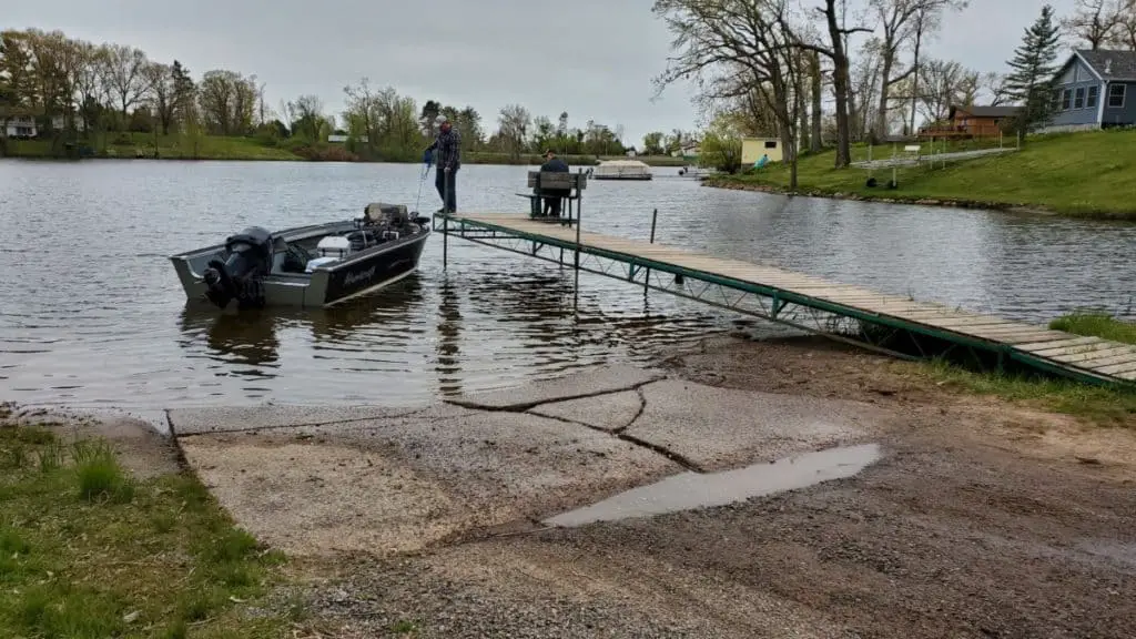 Boat launch on Horseshoe Lake