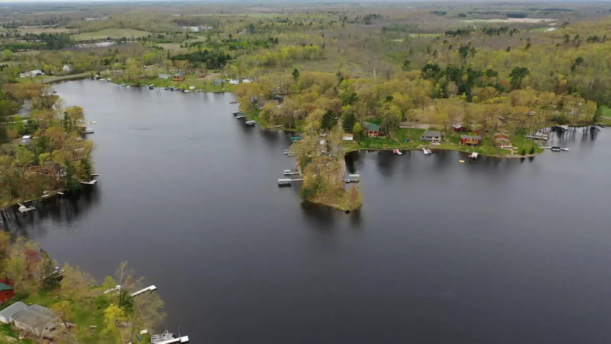 Looking south at Horseshoe Lake